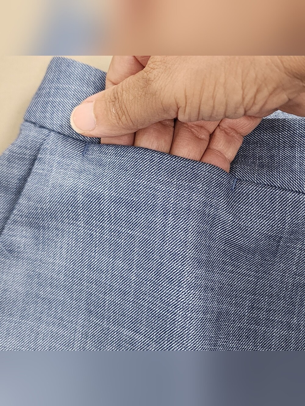 Talbots Plus Women’s Size 20W Blue Straight Leg Dress Pants Minimalist Workwear - Picture 8 of 15